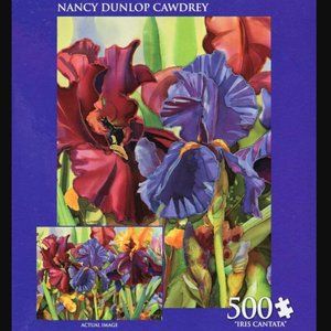 500 piece Iris Cantata Puzzle by Nancy Dunlop